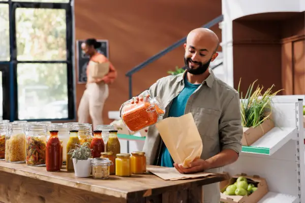 Organic Food Packaging and Selling